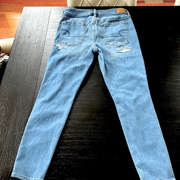 Lightly used American Eagle high-rise jeggings, size 12 - Picture 2 of 7